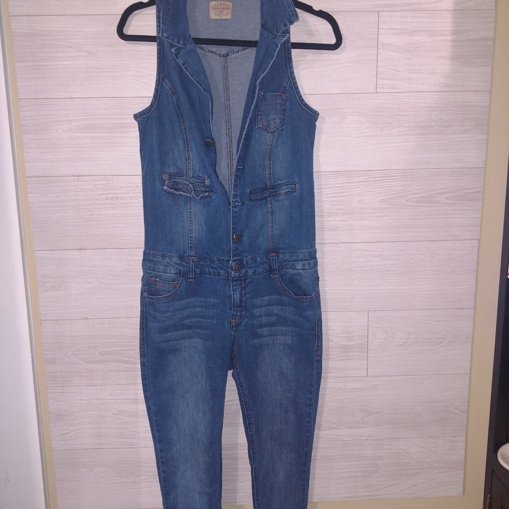 Denim jumpsuit